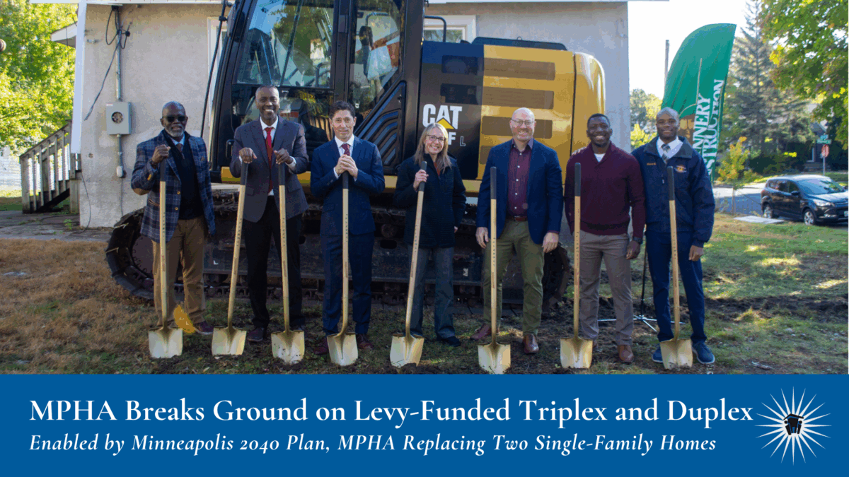 MPHA Breaks Ground on Levy-Funded Triplex and Duplex – Minneapolis ...